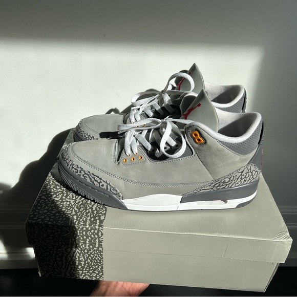 Jordan 3 Cool Grey - Picture 1 of 8